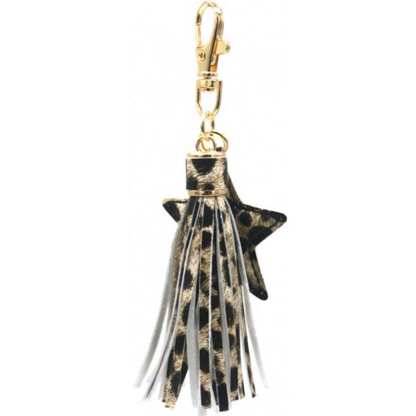 Keychain Star Leopard
