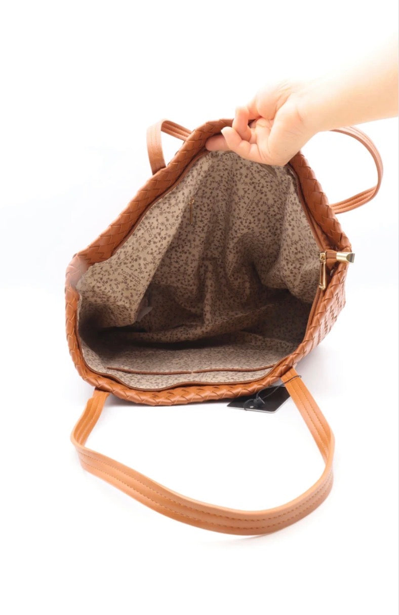 Flora & Co handtas Camel