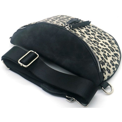 Crossbody Zwart Leopard