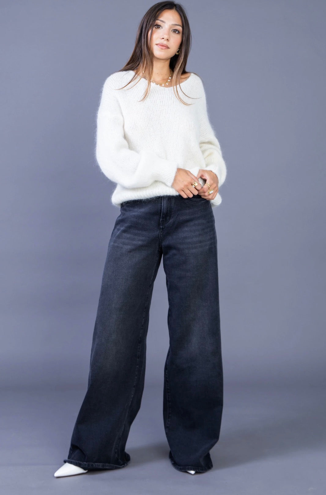 Ultra wide-leg jeans