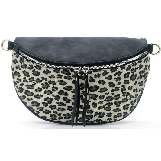 Crossbody Zwart Leopard