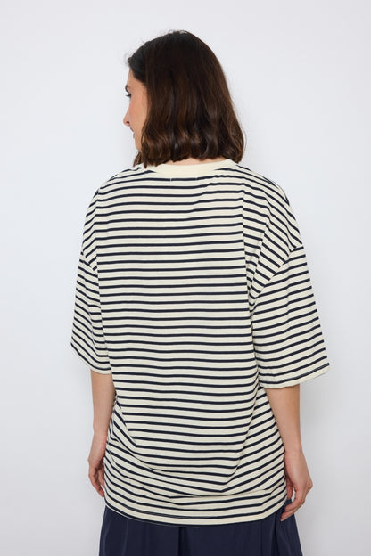 T-shirt Stripes Marine TU