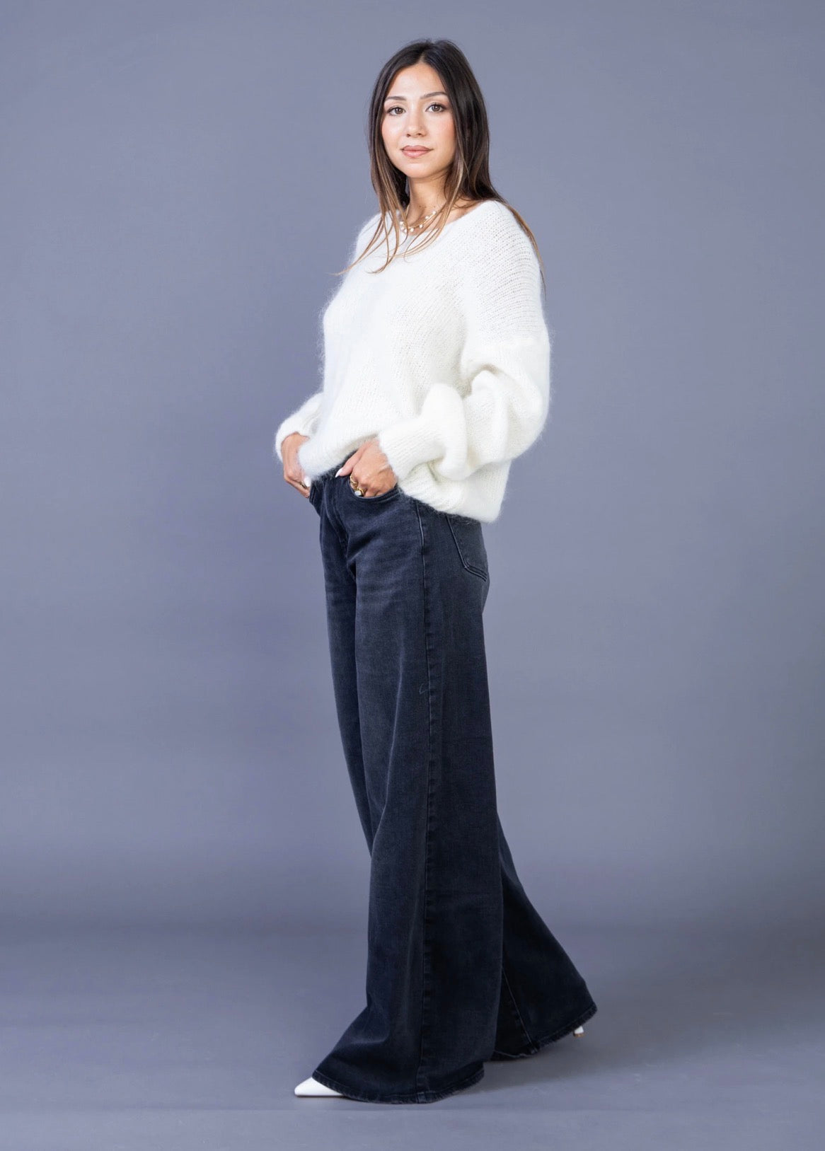 Ultra wide-leg jeans