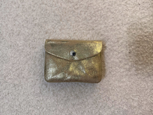 Coin Purse Gold Metallic