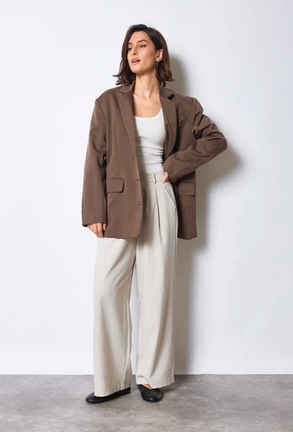 Oversized Blazer Marron