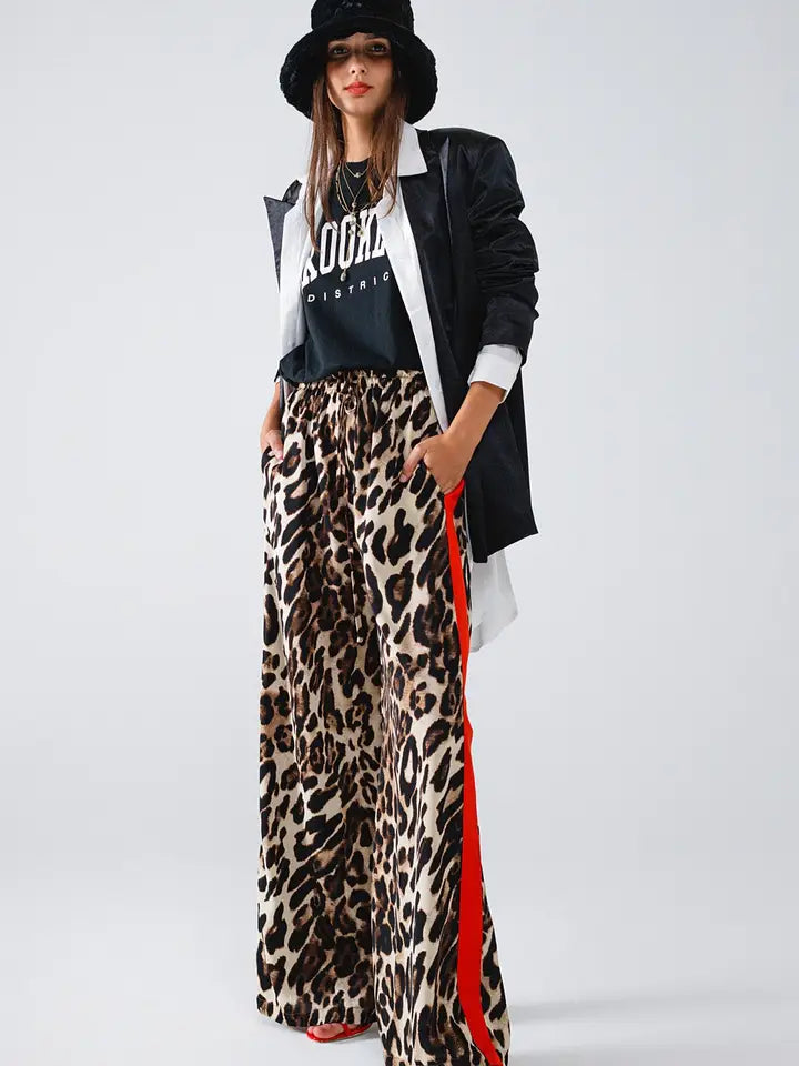 Broek leopard Rebel