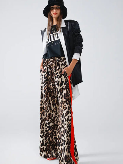 Broek leopard Rebel