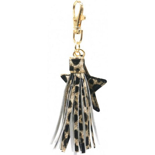 Keychain Star Leopard