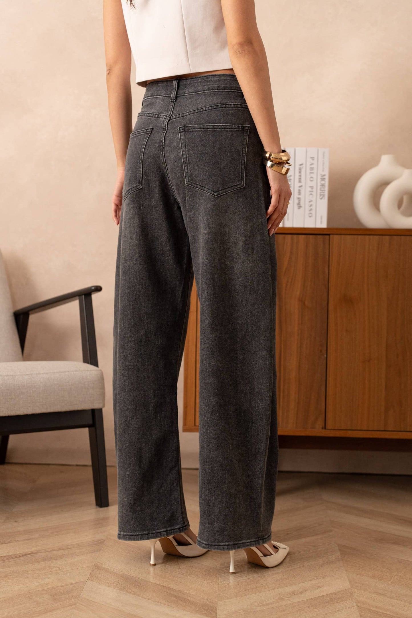 Baggy jeans Grijs